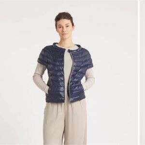 Cotes of London The St Ives Down Vest in Ink Navy